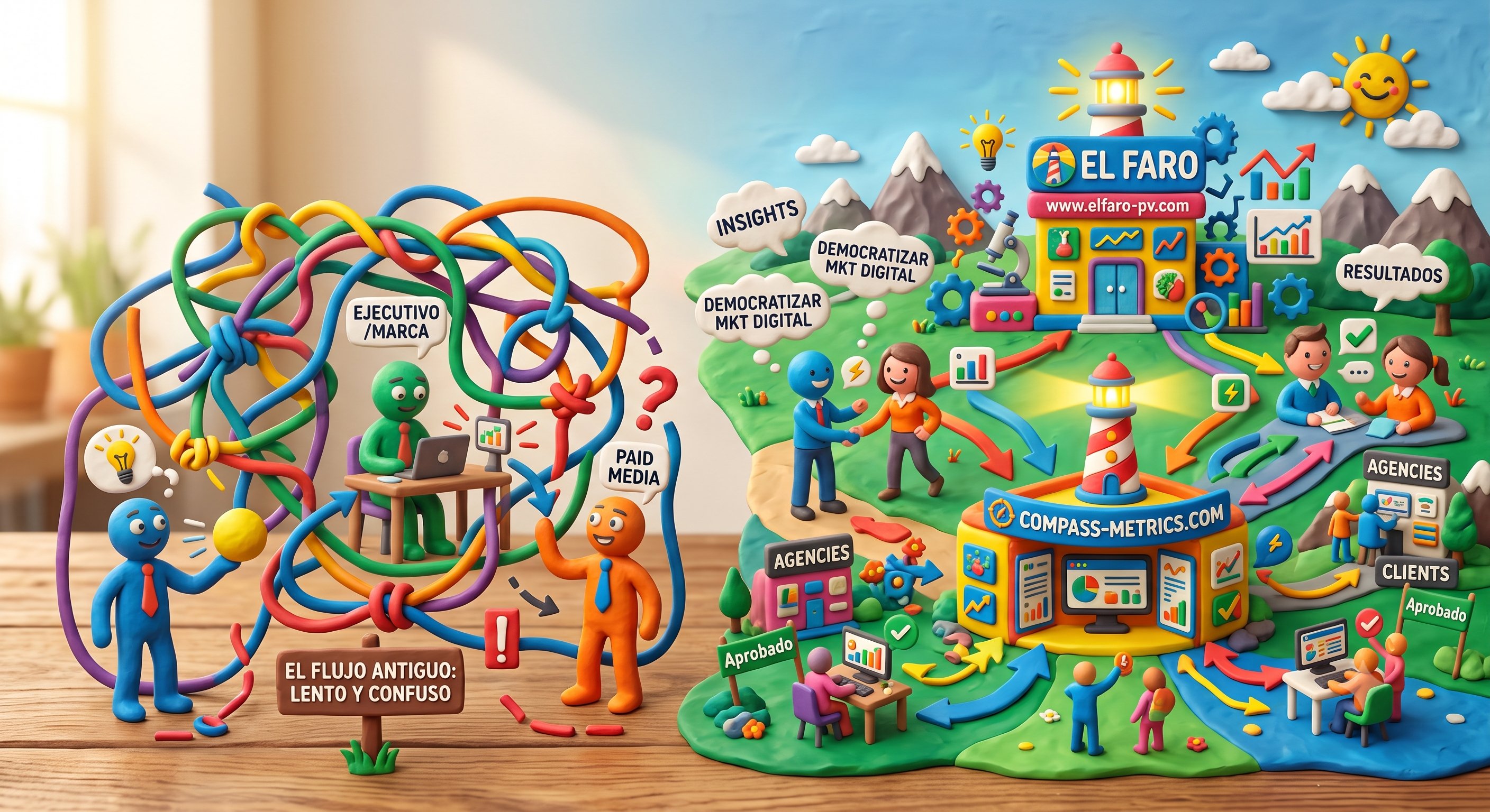 El Faro as a digital marketing lab — the story behind Compass Metrics